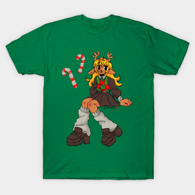 Noelle Holiday T-Shirt by juulsart